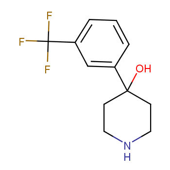4-(3-Trifuoromethyl)phenyl-4-piperidinol  