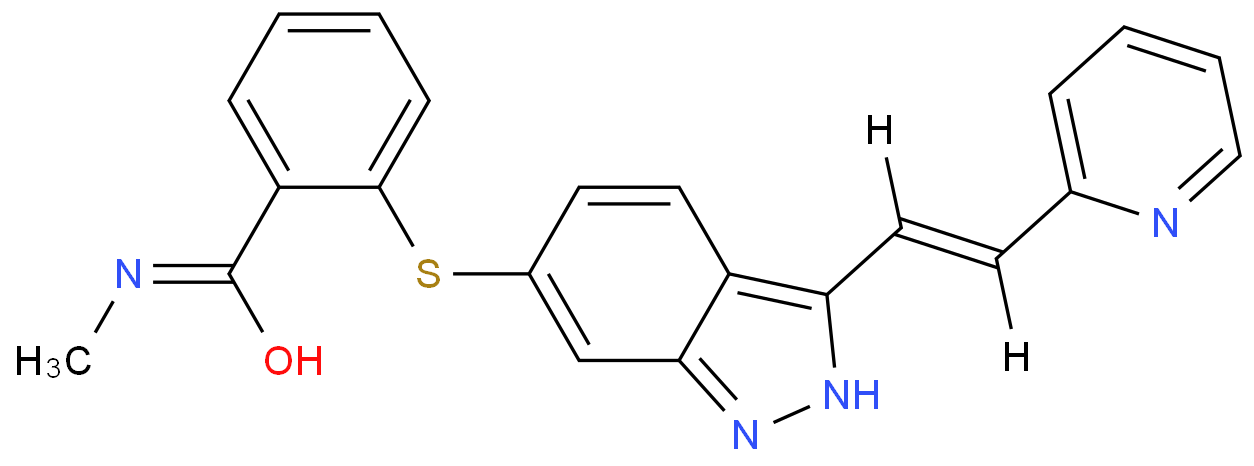 阿昔替尼|阿西替尼化学结构式