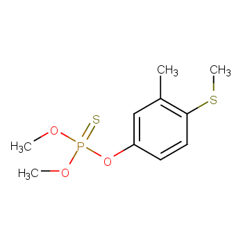 Phosphorothioicacid, O,O-dimethyl O-[3-methyl-4-(methylthio)phenyl] ester  