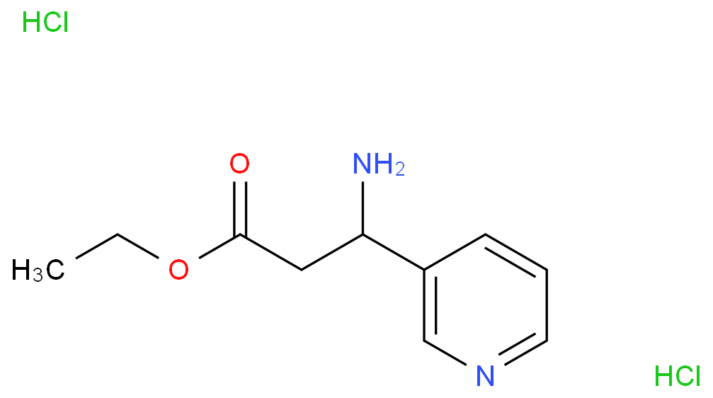 Ethyl 3-amino-3-(pyridin-3-yl)propanoate dihydrochloride