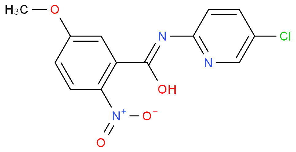 n-(5-氯-2-吡啶)-5-甲氧基-2-硝基苯甲酰胺，CAS号：280773-16-2高校及研究所，先发后付，质量保证