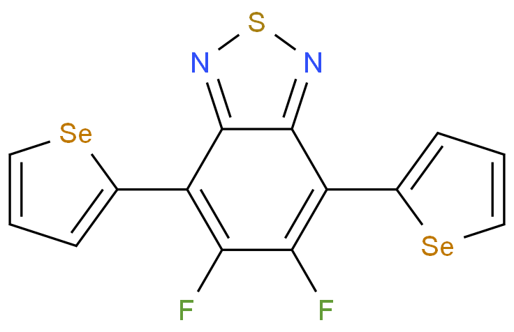 5,6-二氟-4,7-二(硒吩-2-基)苯并[C][1,2,5]噻二唑CAS：1772705-17-5