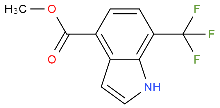 7-(三氟甲基)-1H-吲哚-4-羧酸甲酯/1416438-70-4