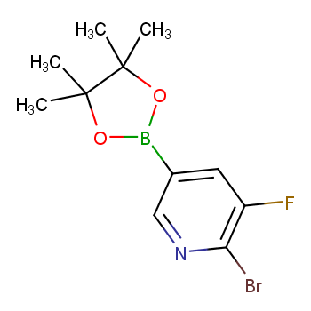 2-BroMo-3-fluoropyridine-5-boronic acid pinacol ester  