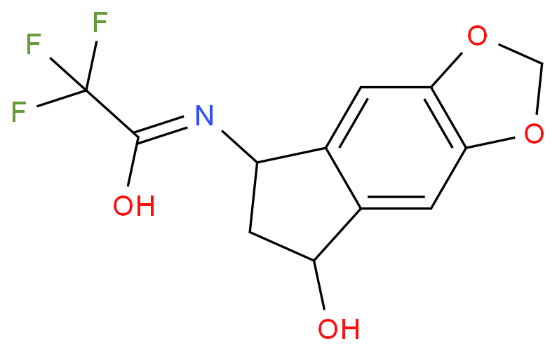 2,2,2-TRIFLUORO-N-(7-HYDROXY-6,7-DIHYDRO-5H-INDENO[5,6-D][1,3]DIOXOL-5-YL)-ACETAMIDE