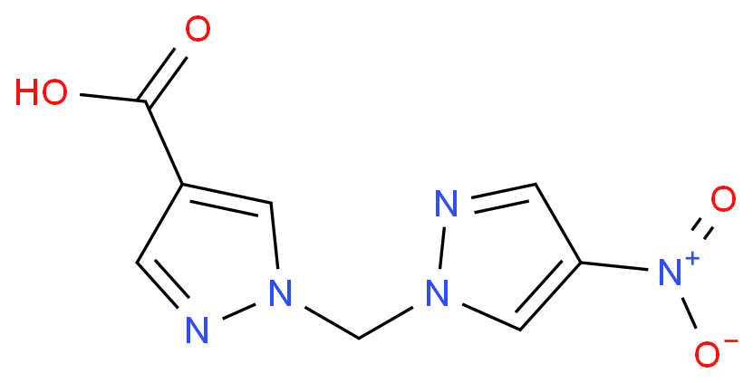 1-[(4-Nitro-1H-pyrazol-1-yl)methyl]-1H-pyrazole-4-carboxylic acid