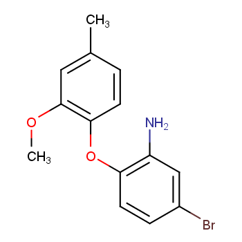 5-Bromo-2-(2-methoxy-4-methylphenoxy)aniline