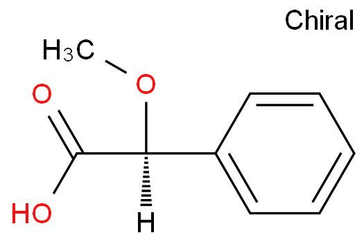26164-26-1 (S)-(+)-alpha-甲氧基苯乙酸 结构式图片