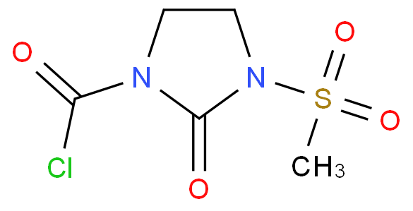 3-methylsulfonyl-2-oxoimidazolidine-1-carbonyl chloride