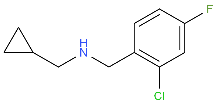 [(2-chloro-4-fluorophenyl)methyl](cyclopropylmethyl)amine