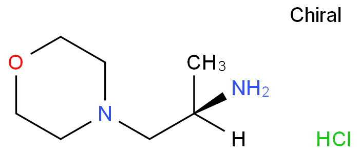 (2R)-1-morpholin-4-ylpropan-2-amine;hydrochloride