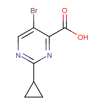5-bromo-2-cyclopropylpyrimidine-4-carboxylic acid