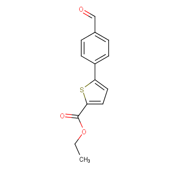 5-(4-甲酰基苯基)噻吩-2-羧酸乙酯CAS号850074-81-6；（科研试剂/现货供应，质量保证）
