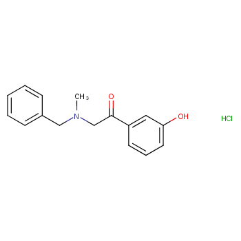 2-[benzyl(methyl)amino]-1-(3-hydroxyphenyl)ethanone;hydrochloride