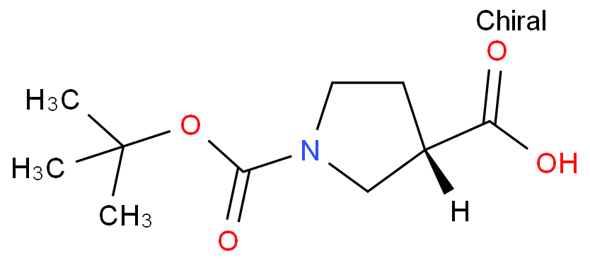(3S)-1-(tert-Butoxycarbonyl)-3-pyrrolidinecarboxylic acid
