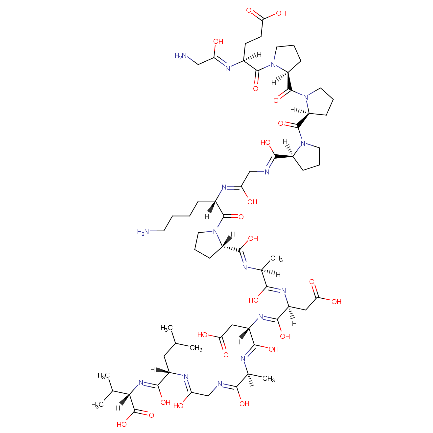 137525-51-0 十五肽 结构式图片
