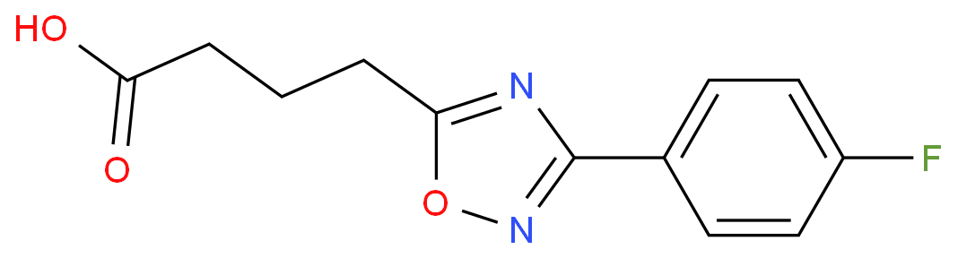 4-[3-(4-FLUORO-PHENYL)-[1,2,4]OXADIAZOL-5-YL]-BUTYRIC ACID