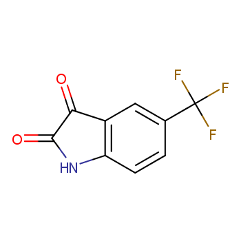 5-三氟甲基靛红化学结构式