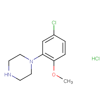 1-(5-chloro-2-methoxyphenyl)piperazine;hydrochloride