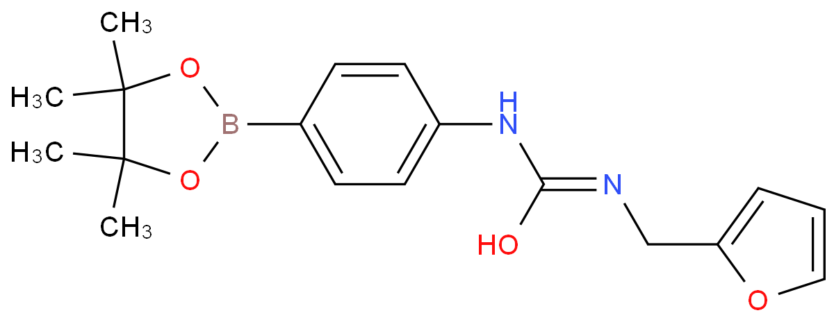 Urea,N-(2-furanylmethyl)-N'-[4-(4,4,5,5-tetramethyl-1,3,2-dioxaborolan-2-yl)phenyl]-  
