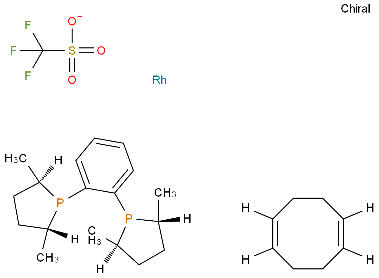 1,2-双[(2R,5R)-2,5-二甲基磷]苯(环辛二烯)三氟甲磺酸铑(I)