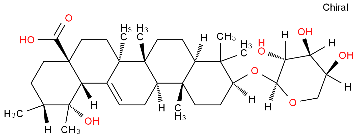 (3)-3-(-L-Arabinopyranosyloxy)-19-hydroxyurs-12-en-28-oic acid