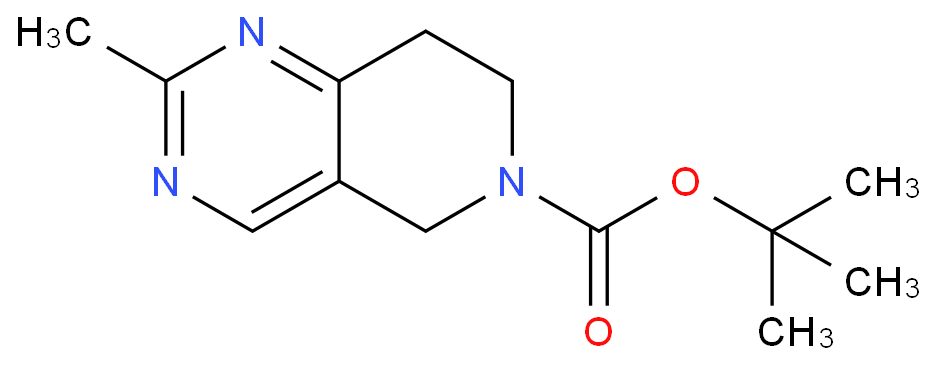 PYRIDO[4,3-D]PYRIMIDINE-6(5H)-CARBOXYLIC ACID, 7,8-DIHYDRO-2-METHYL-, 1,1-DIMETHYLETHYL ESTER
