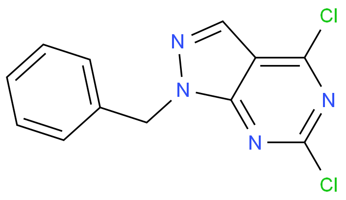 1-benzyl-4,6-dichloropyrazolo[3,4-d]pyrimidine