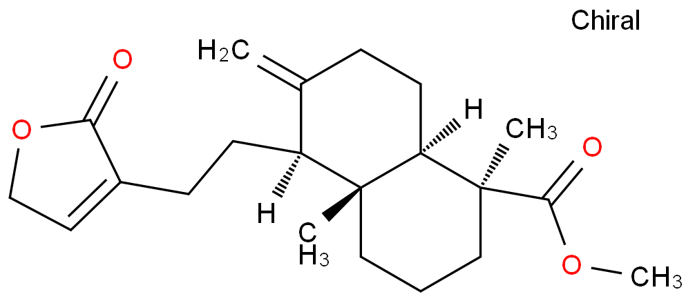methyl (1S,4aR,5S,8aR)-1,4a-dimethyl-6-methylidene-5-[2-(5-oxo-2H-furan-4-yl)ethyl]-3,4,5,7,8,8a-hexahydro-2H-naphthalene-1-carboxylate