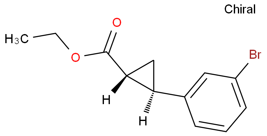 rel-(1R,2R)-2-(3-溴苯基)环丙烷-1-甲酸乙酯/114095-58-8