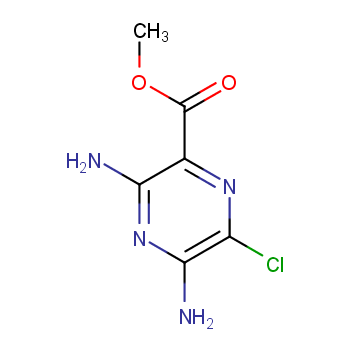 Methyl 3,5-diamino-6-chloropyrazine-2-carboxylate