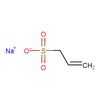 烯丙基磺酸钠化学结构式