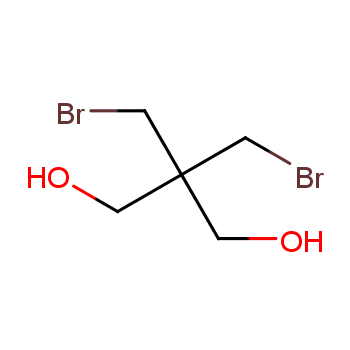 二溴新戊二醇化学结构式
