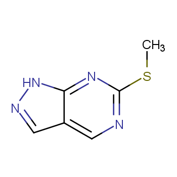 6-(甲基硫代)-1H-吡唑并[3,4-D]嘧啶 CAS号:55084-74-7科研及生产专用 高校及研究所支持货到付款