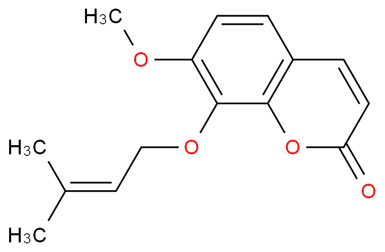 7-甲氧基-8-[(3-甲基-2-丁烯-1-基)氧基]-2H-1-苯并吡喃-2-酮