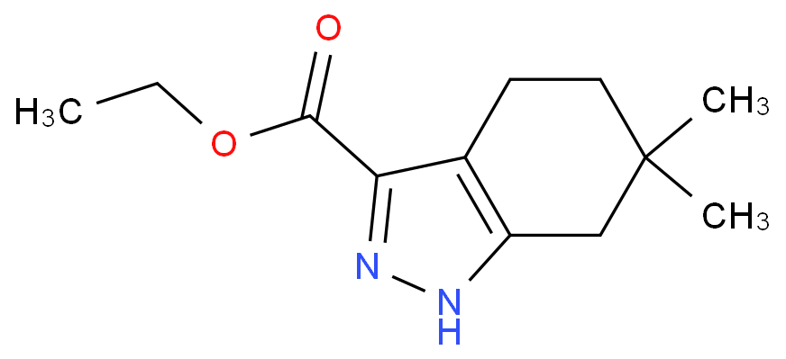 Ethyl 6,6-dimethyl-4,5,6,7-tetrahydro-1 H-indazole-3-carboxylate