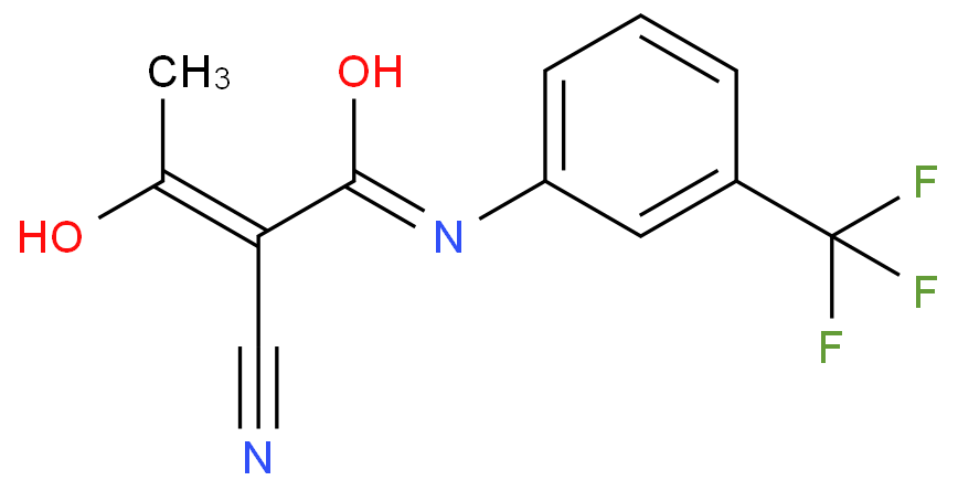 2-CYANO-3-HYDROXY-N-[3-(TRIFLUOROMETHYL)PHENYL]-2-BUTENAMIDE