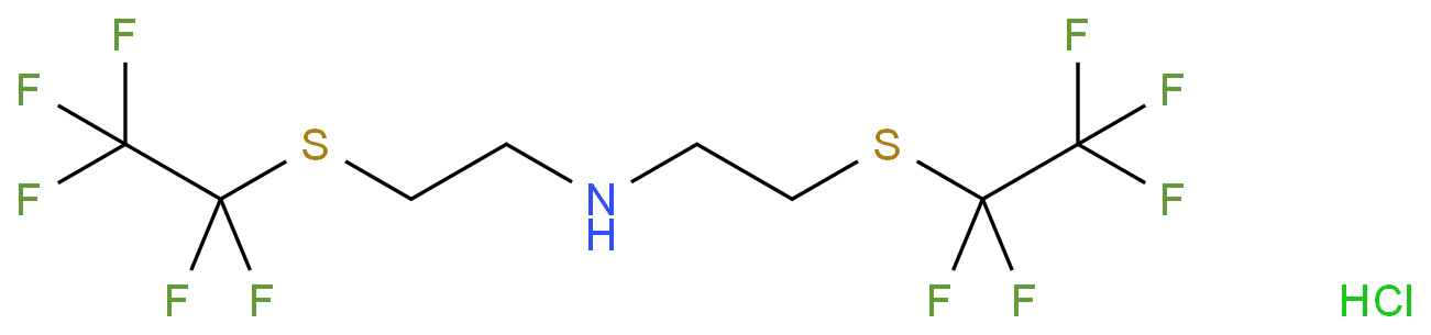 Bis[2-(pentafluoroethylthio)ethyl]amine hydrochloride