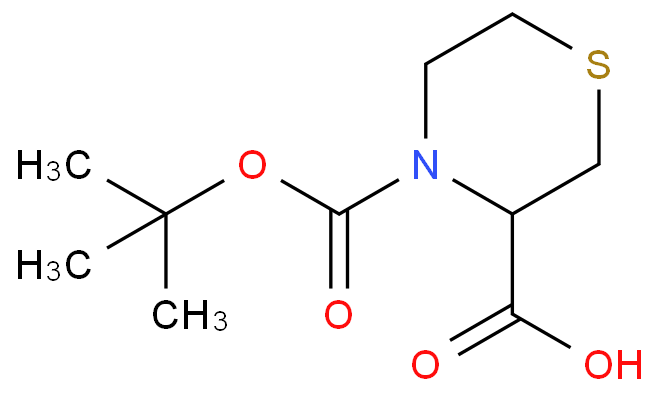 4-(N-叔丁氧羰基)硫代吗啉-3-甲酸