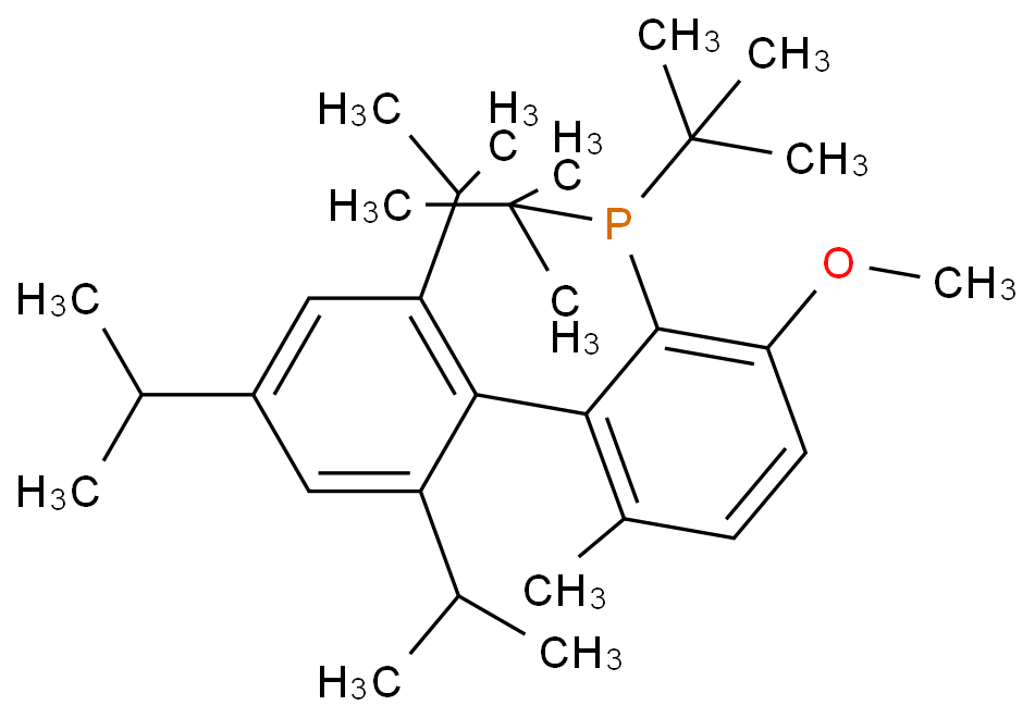 2-二叔丁基膦-3-甲氧基-6-甲基-2',4',6'-三异丙基-1,1'-联苯,
RockPhos