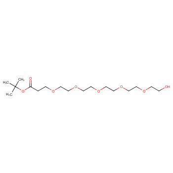 1-羟基-3,6,9,12,15-五氧杂十八烷-18-戊酸叔丁酯，CAS号：850090-09-4