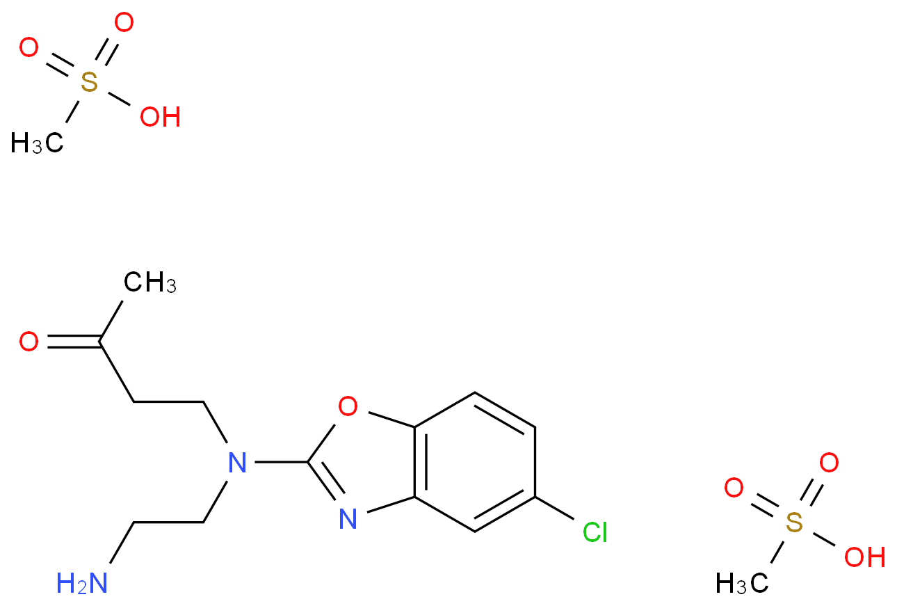 4-((2-aMinoethyl)(5-chlorobenzo[d]oxazol-2-yl)aMino)butan-2-one (diMethanesulfonate),ca1276666-12-6s  