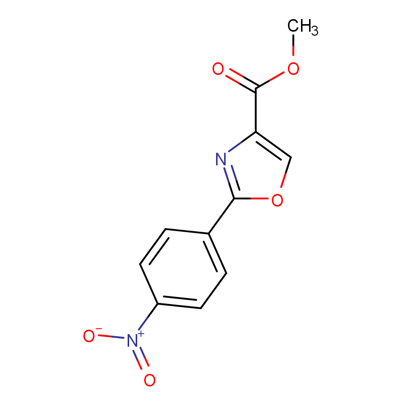 2-(4-硝基苯基)噁唑-4-甲酸甲酯 CAS号:1171126-87-6科研及生产专用 高校及研究所支持货到付款