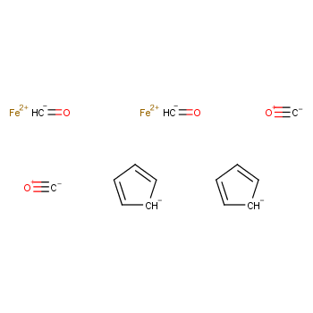 环戊二烯基二羰基铁二聚体化学结构式