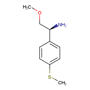 (R)-2-methoxy-1-(4-(methylthio)phenyl)ethan-1-amine