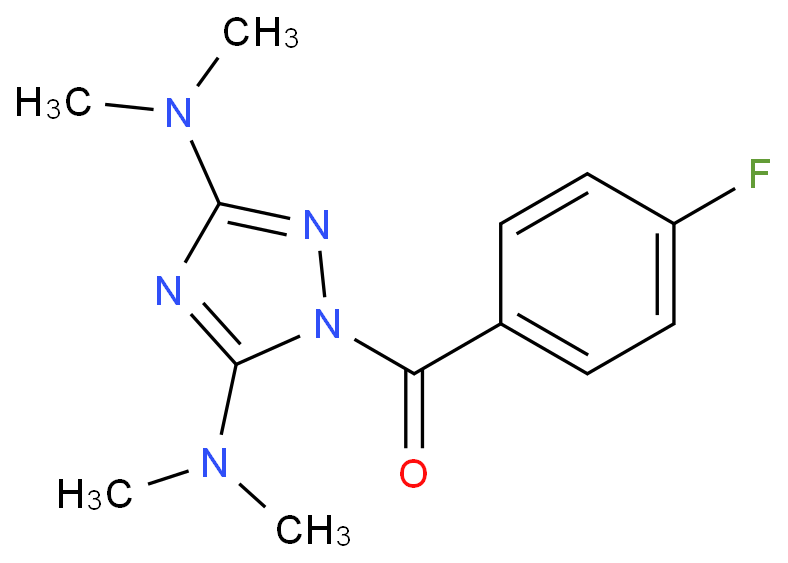 [3,5-bis(dimethylamino)-1,2,4-triazol-1-yl]-(4-fluorophenyl)methanone