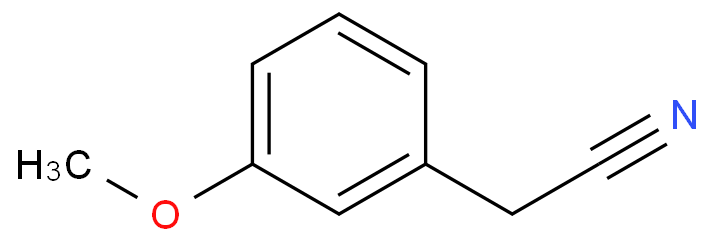 3-甲氧基苯乙腈化学结构式