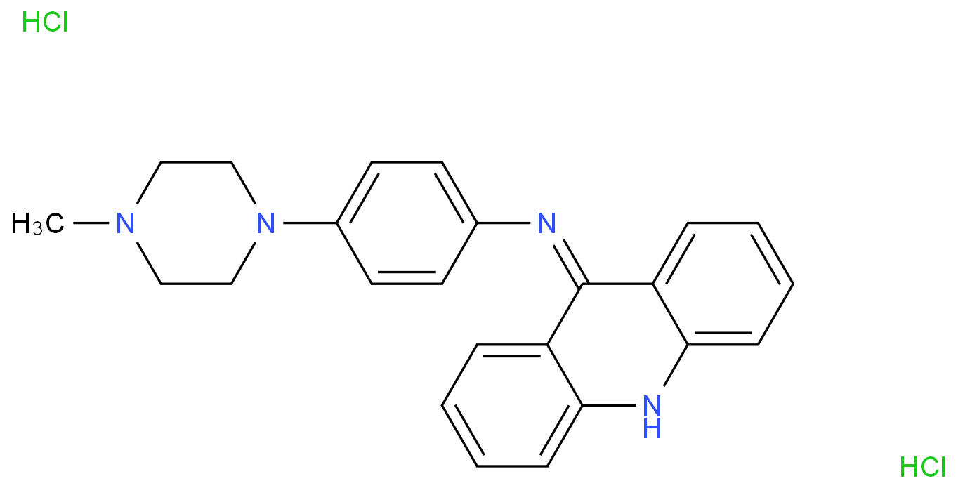N-[4-(4-Methyl-1-piperazinyl)phenyl]-9-acridinamine dihydrochloride