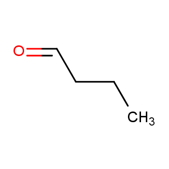 丁醛化学结构式