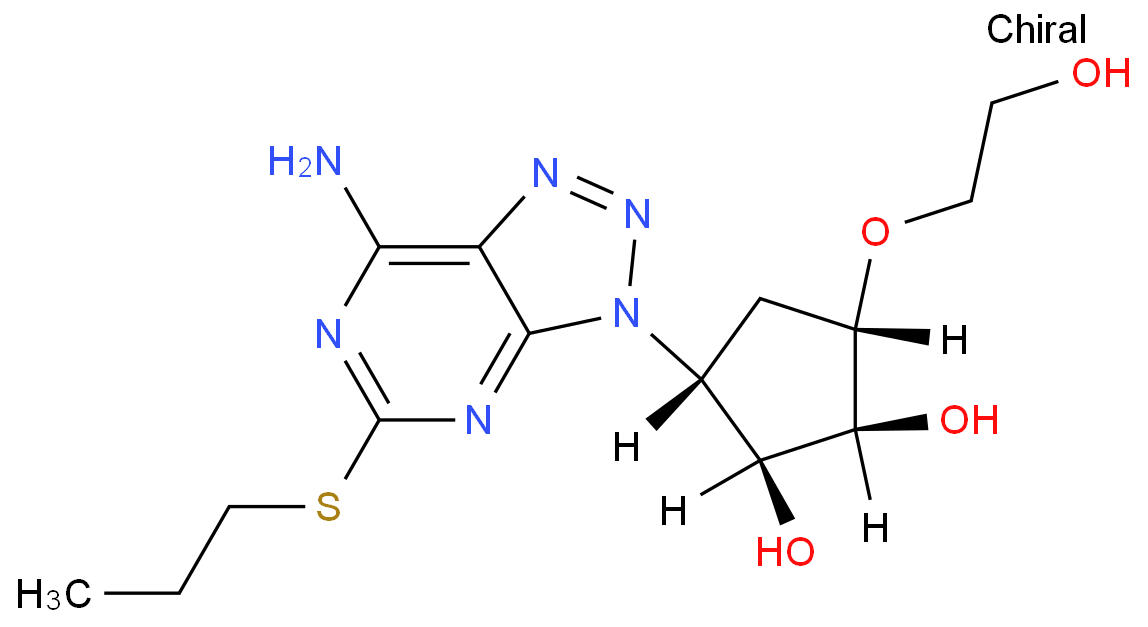 替格瑞洛杂质H化学结构式